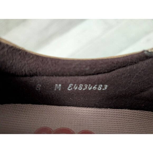 SAS Tripad Comfort Tan Nubuck Leather Womens Mary Jane Shoes Size 8M With Cutout - Picture 5 of 7